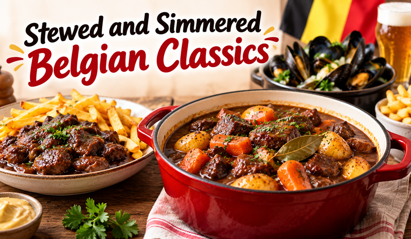 Stewed and Simmered Belgian Classics