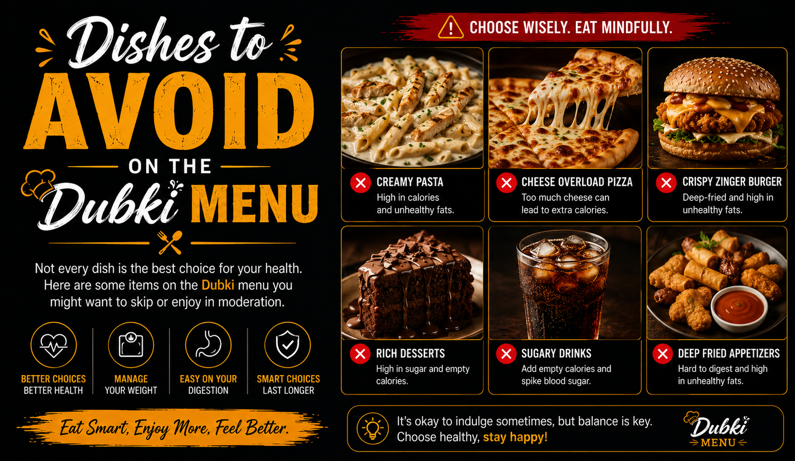 Dubki Menu