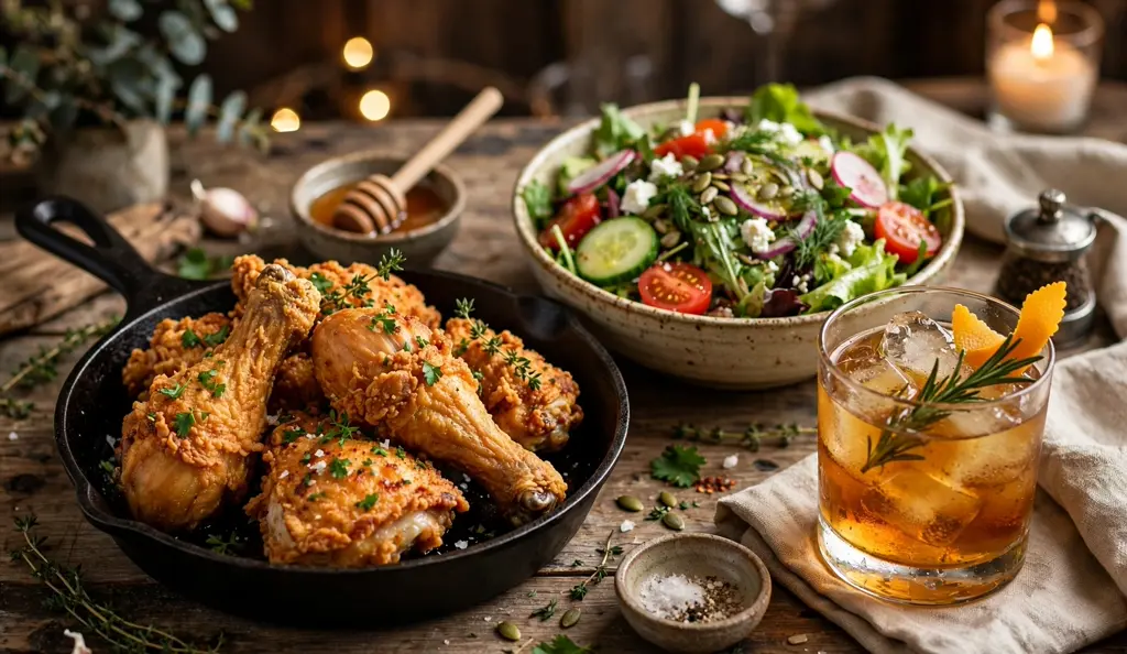Gluten-free friendly dishes and whiskey at Whiskey Cake Kitchen and Bar